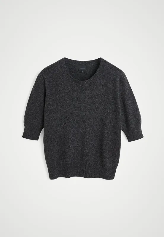 Therese Knit Blouse - Dark Grey sold by Birgitte Herskind