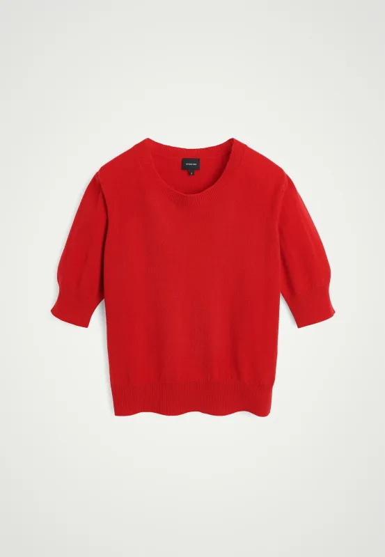 Therese Knit Blouse - Red sold by Birgitte Herskind