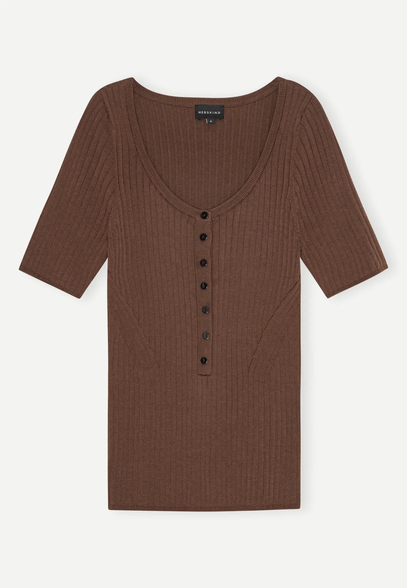 Mie Knit Blouse - Toffee sold by Birgitte Herskind