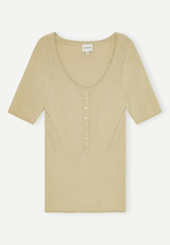 Mie Knit Blouse - Asparagus sold by Birgitte Herskind