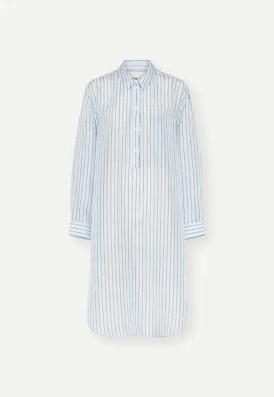 Meyer Dress - Light Blue Stripe sold by Birgitte Herskind
