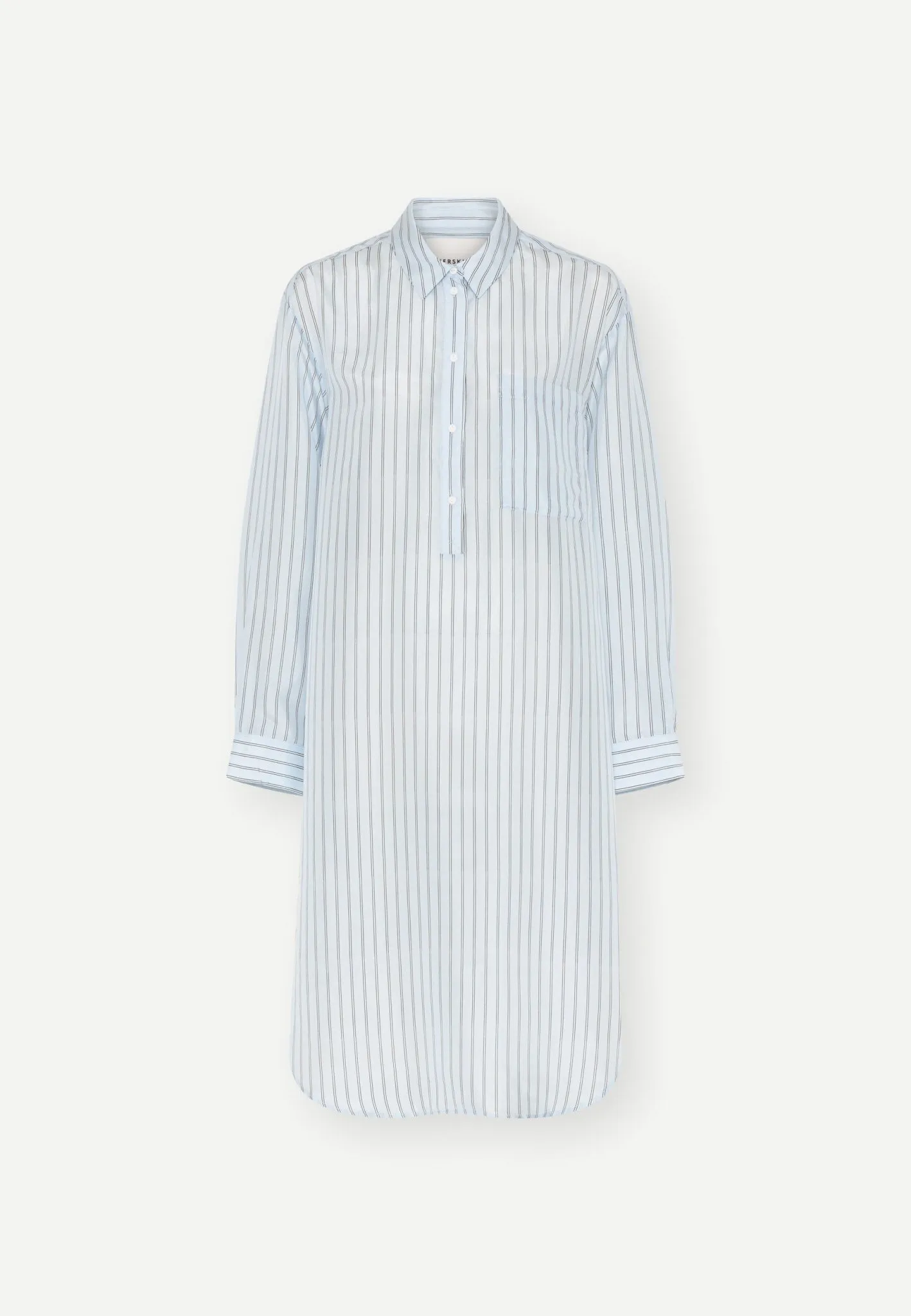 Meyer Dress - Light Blue Stripe sold by Birgitte Herskind