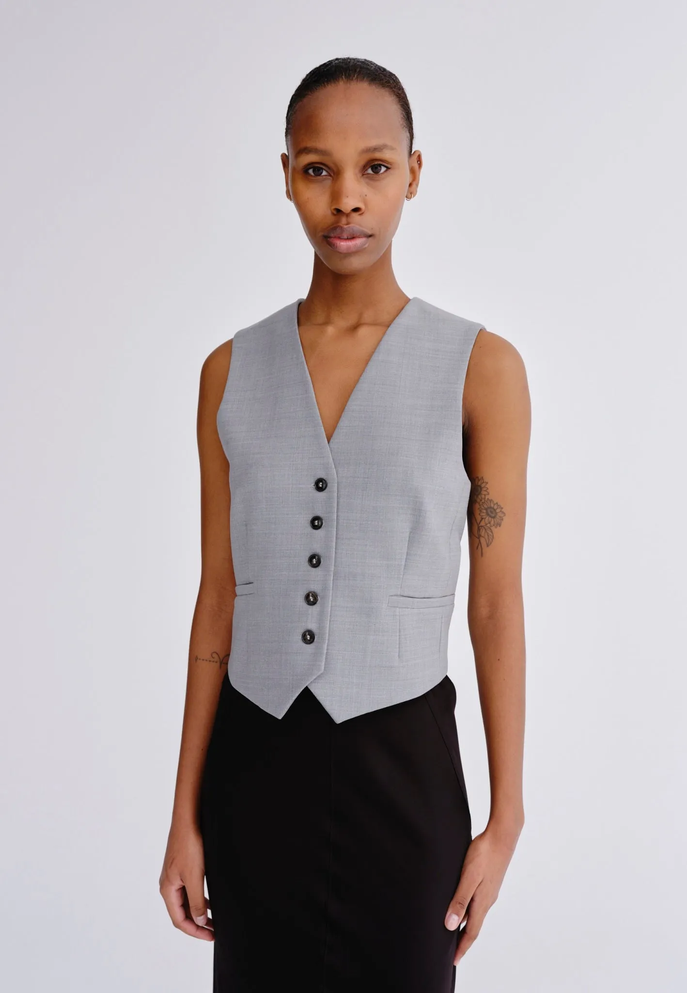 Mister Vest - Light Grey Melange sold by Birgitte Herskind product image thumbnail 4