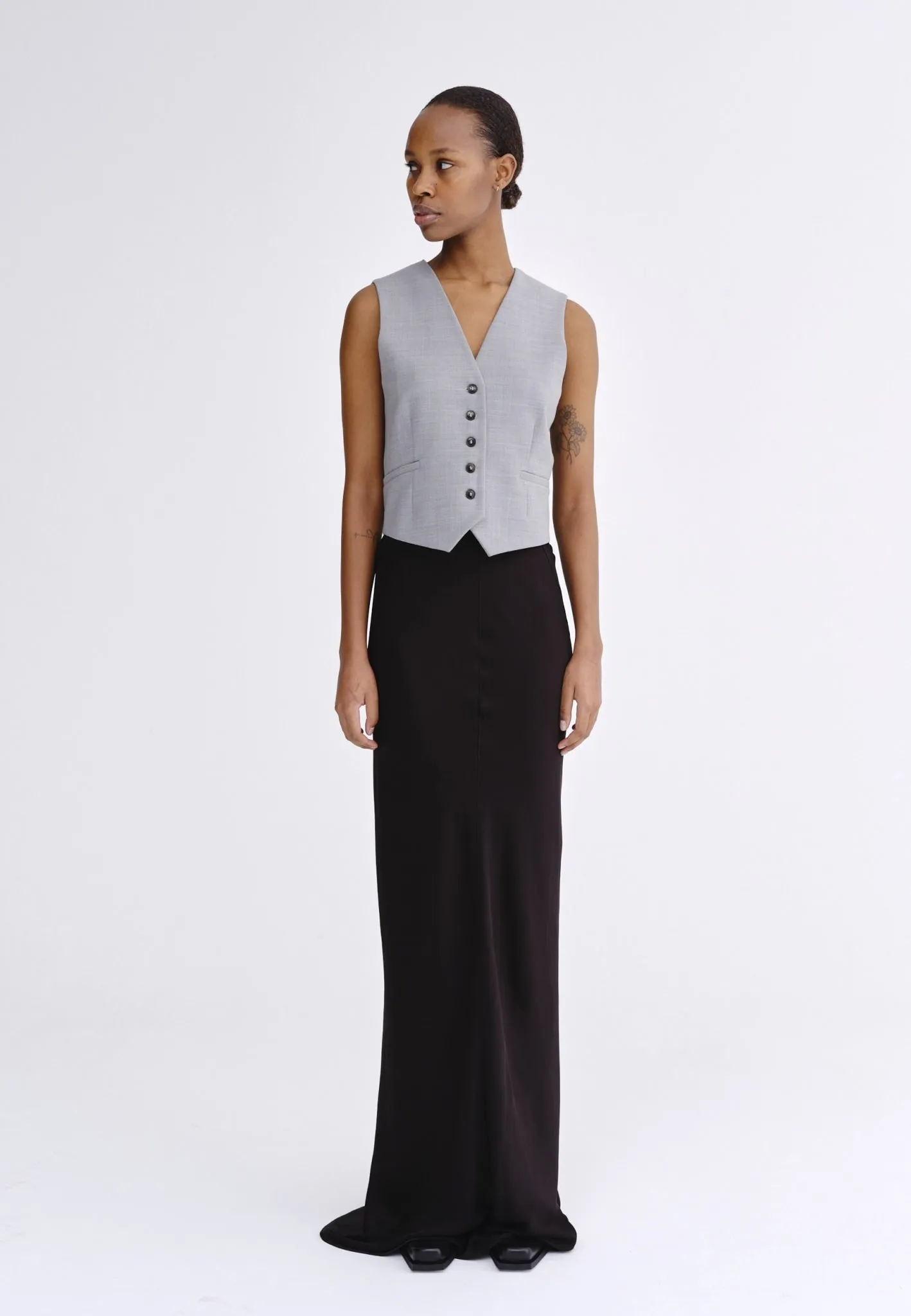 Mister Vest - Light Grey Melange sold by Birgitte Herskind product image thumbnail 3