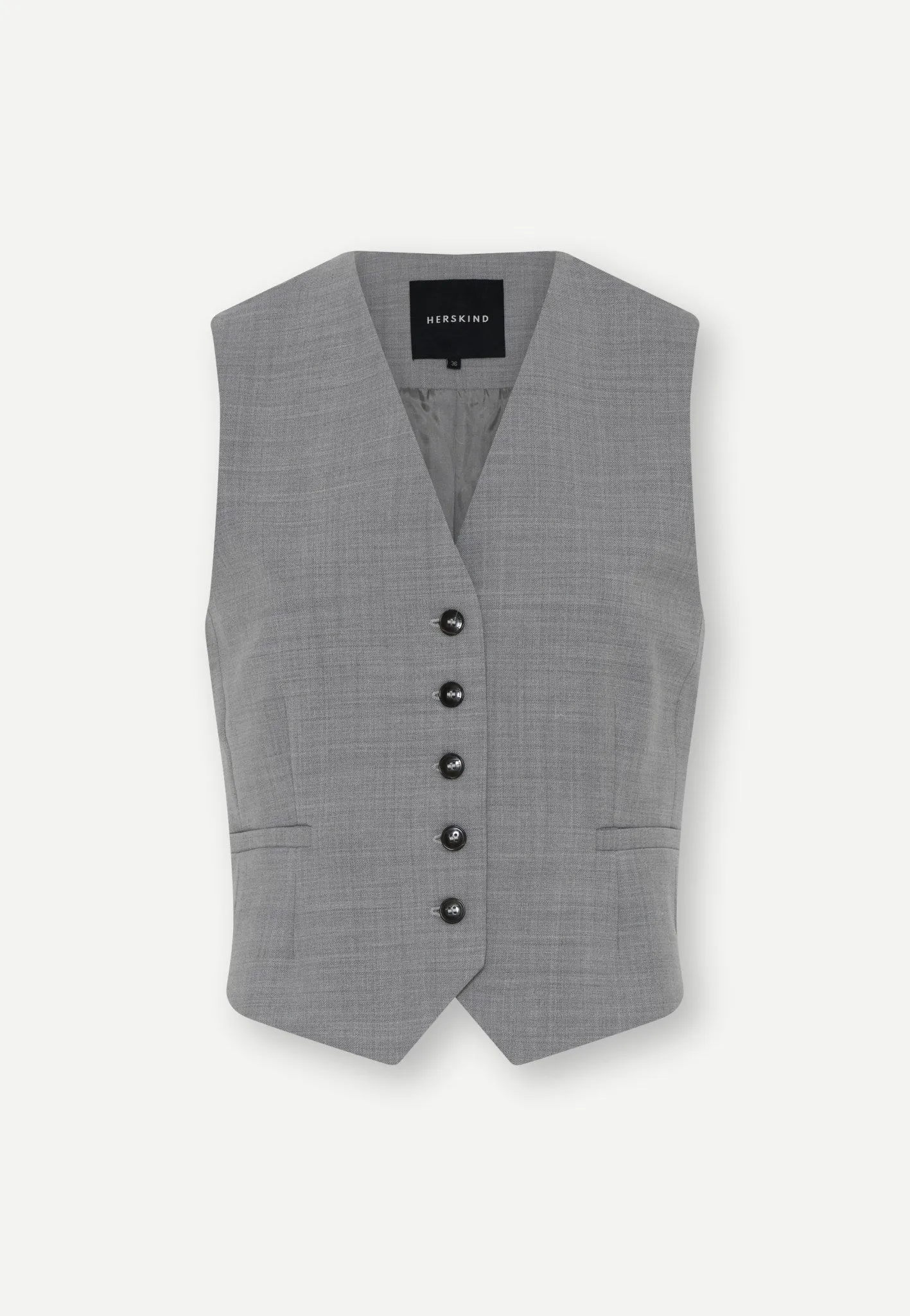 Mister Vest - Light Grey Melange sold by Birgitte Herskind