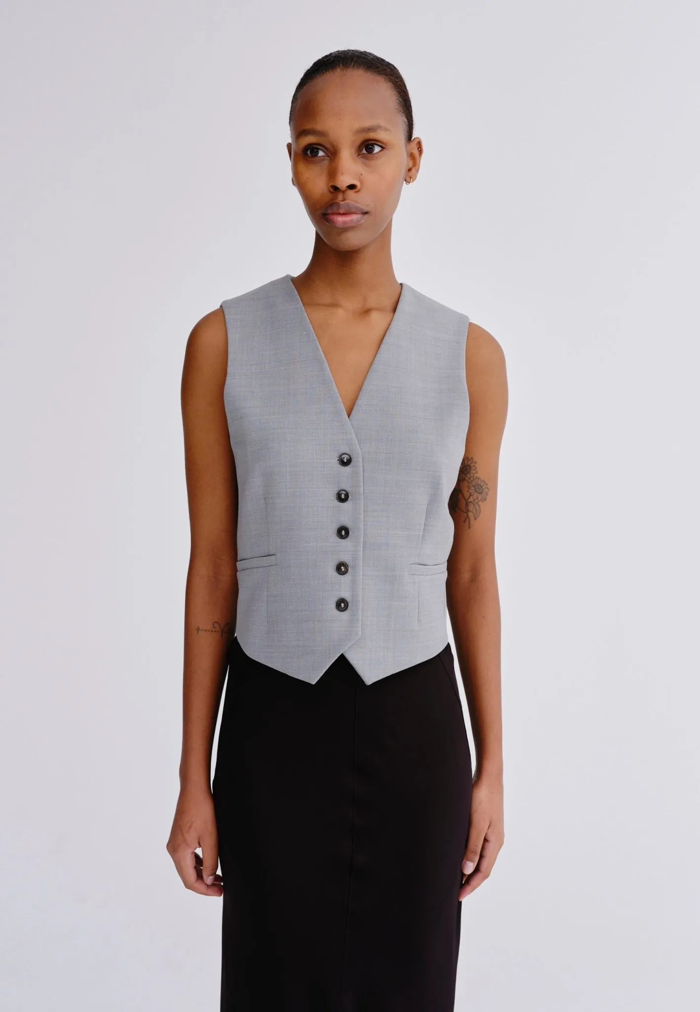 Mister Vest - Light Grey Melange sold by Birgitte Herskind product image thumbnail 2
