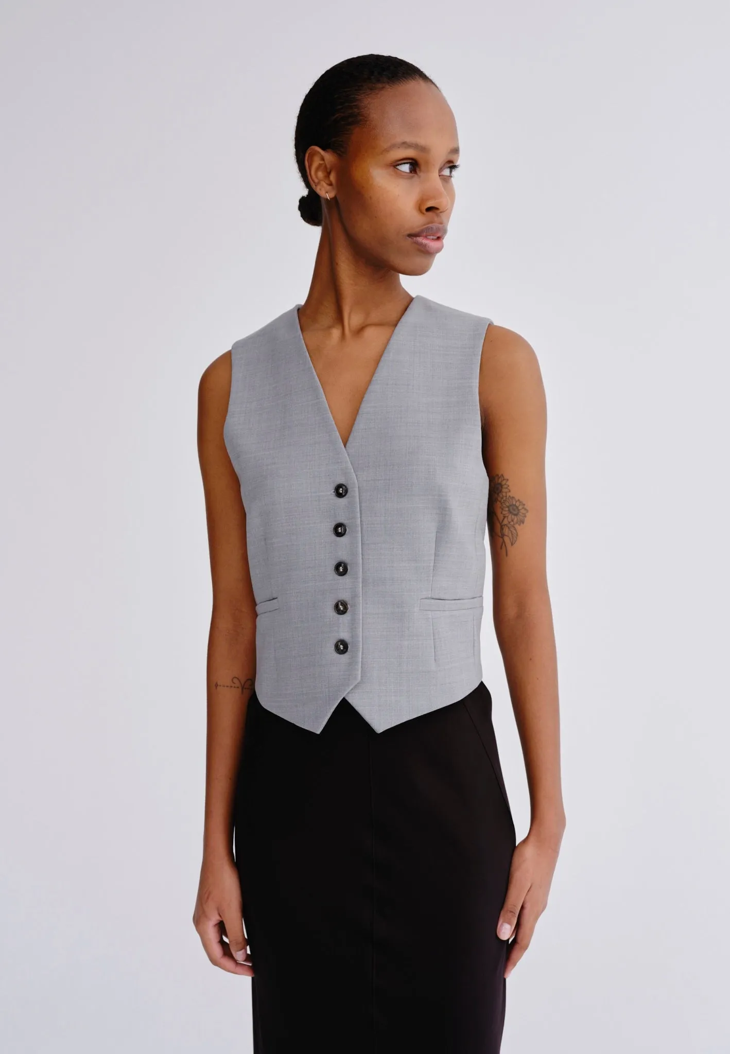 Mister Vest - Light Grey Melange sold by Birgitte Herskind product image thumbnail 5
