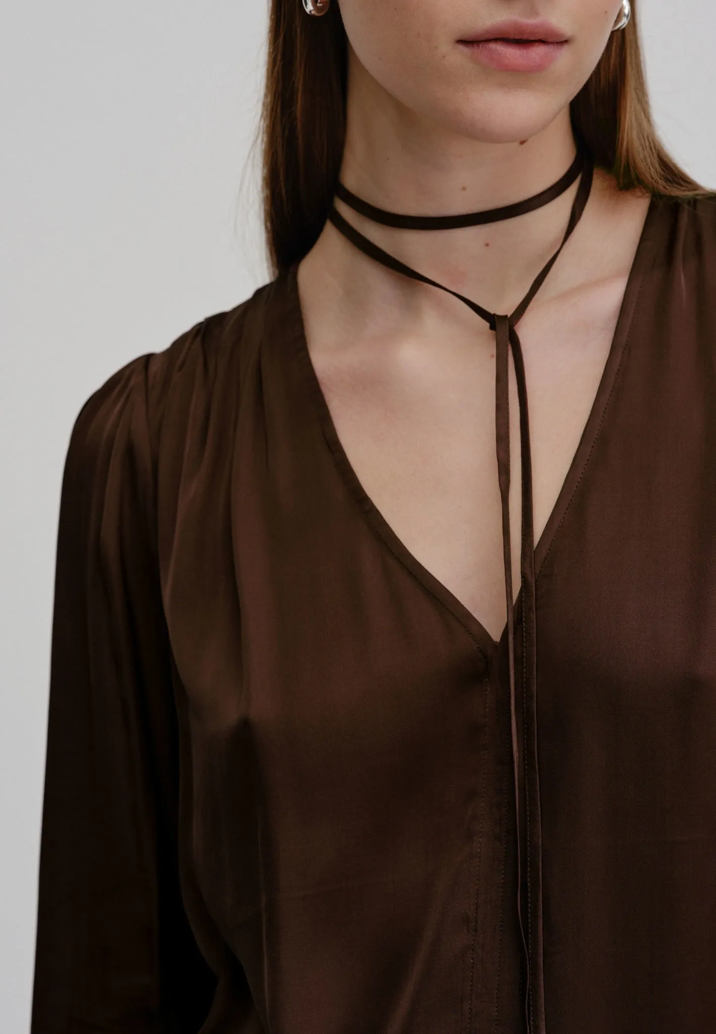 Sky Blouse - Dark Chocolate sold by Birgitte Herskind product image thumbnail 5