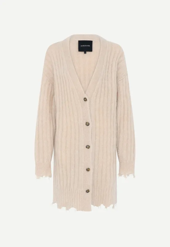 Base Knit Cardigan - Champagne sold by Birgitte Herskind