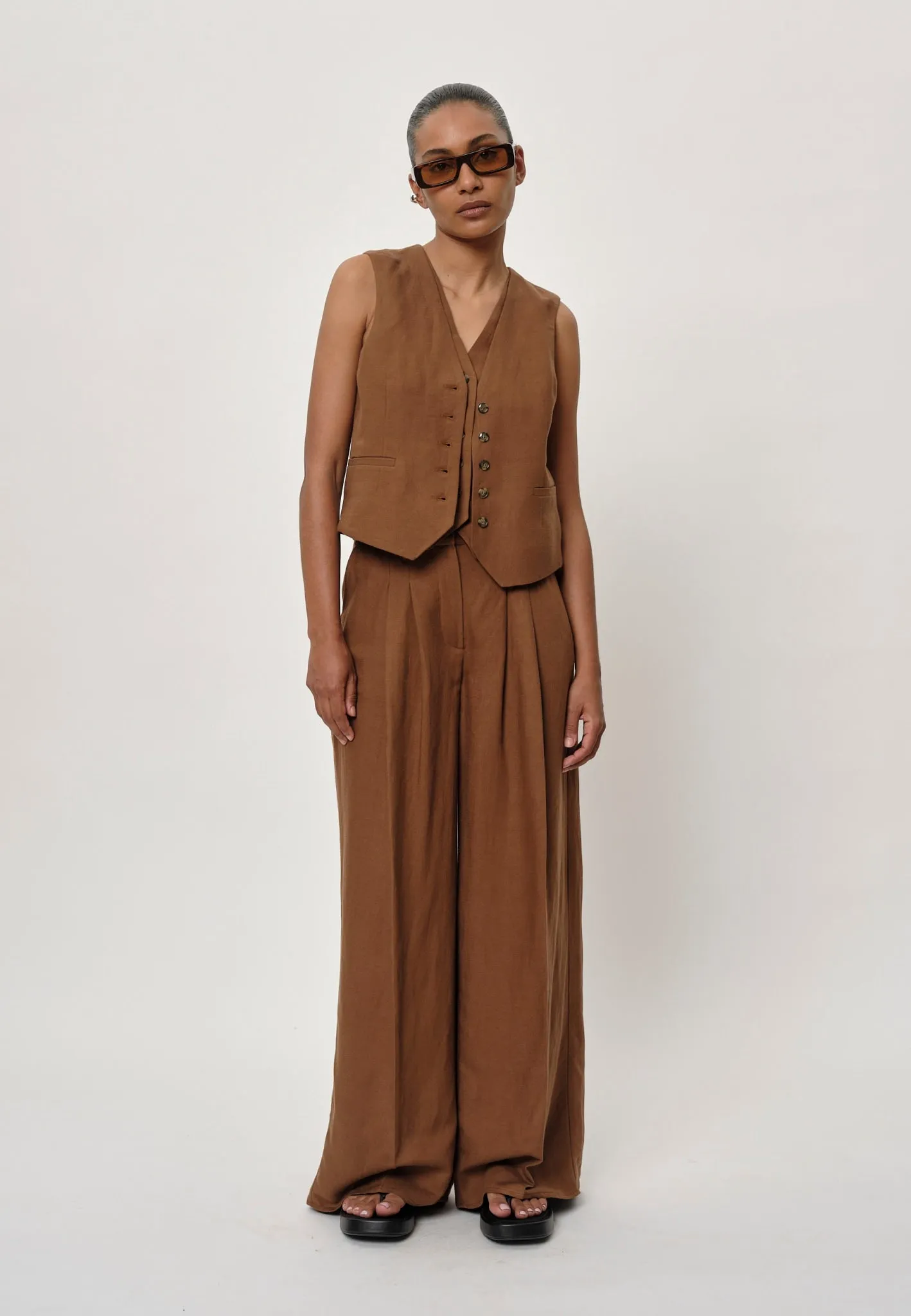 Double up Vest - Toffee sold by Birgitte Herskind product image thumbnail 3