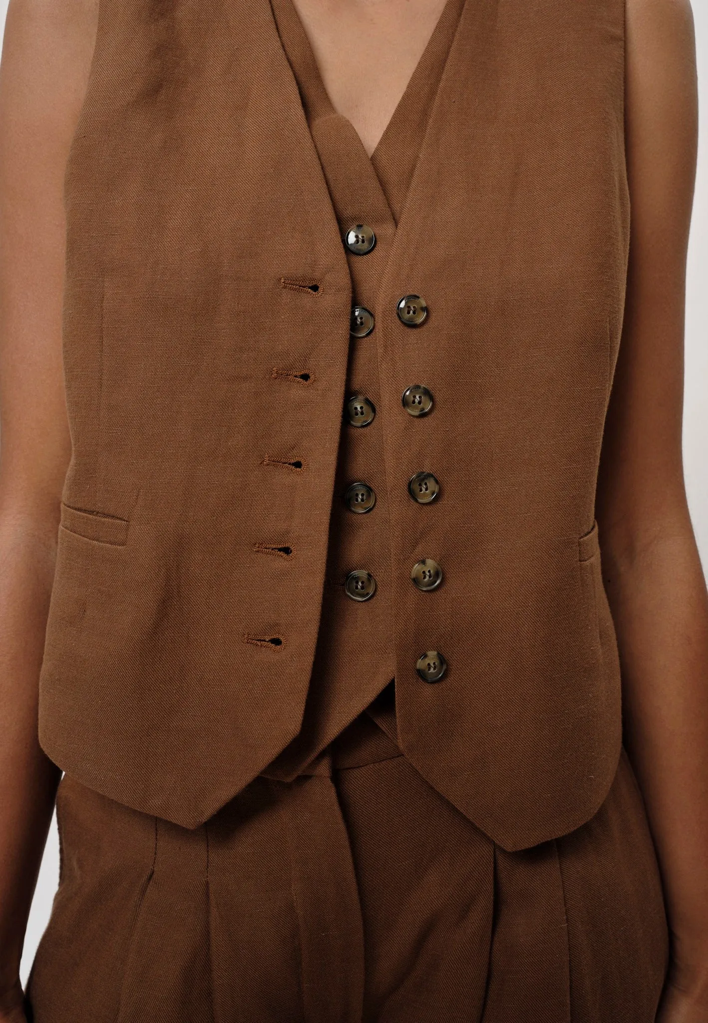 Double up Vest - Toffee sold by Birgitte Herskind product image thumbnail 4