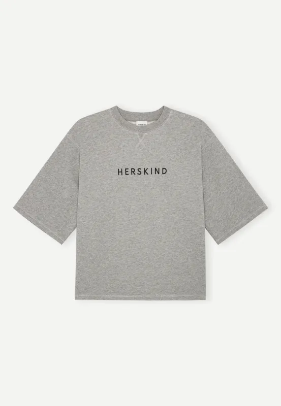 Linette T-shirt - Grey Melange sold by Birgitte Herskind