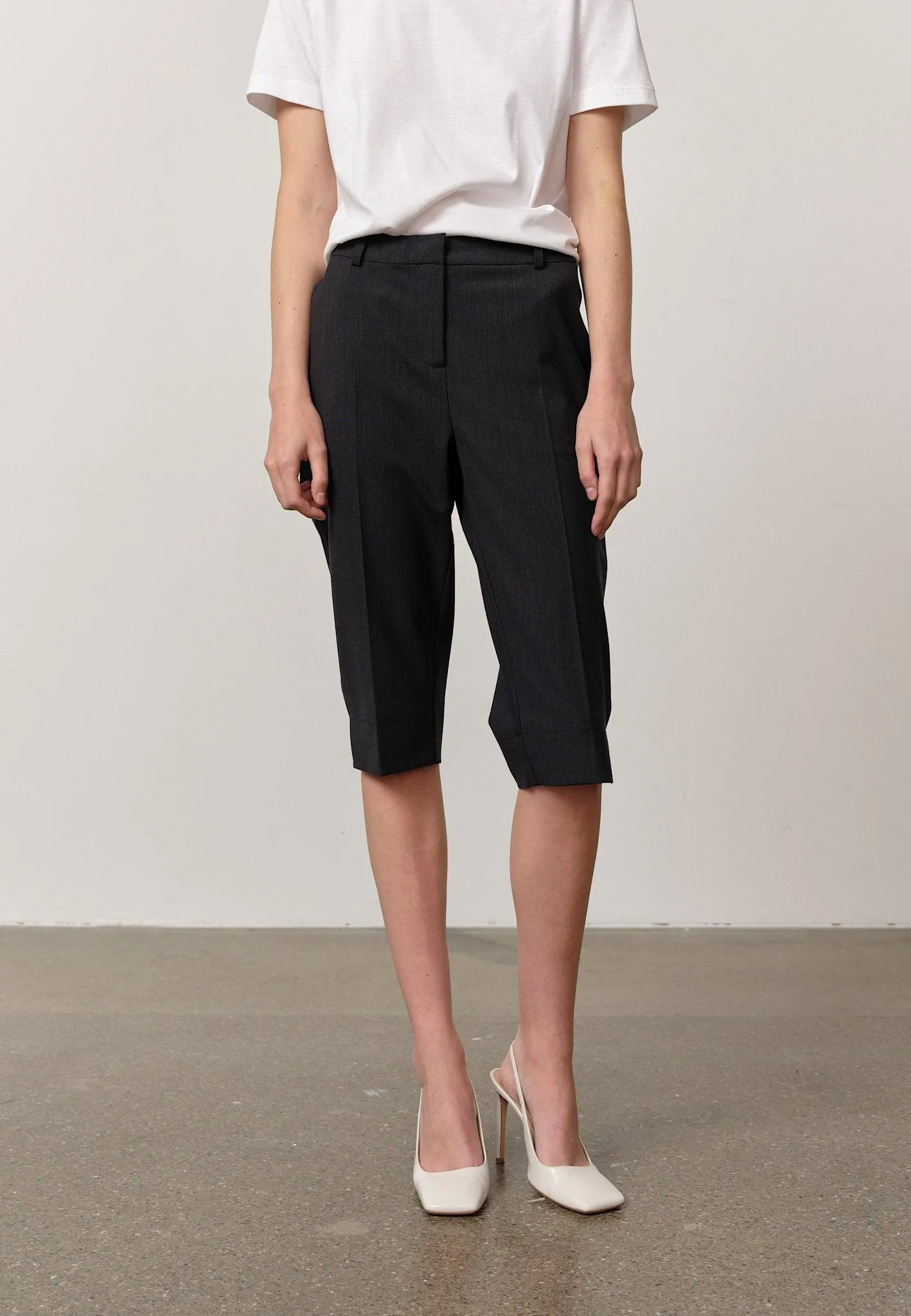 Aliyah Pants - Navy Melange sold by Birgitte Herskind