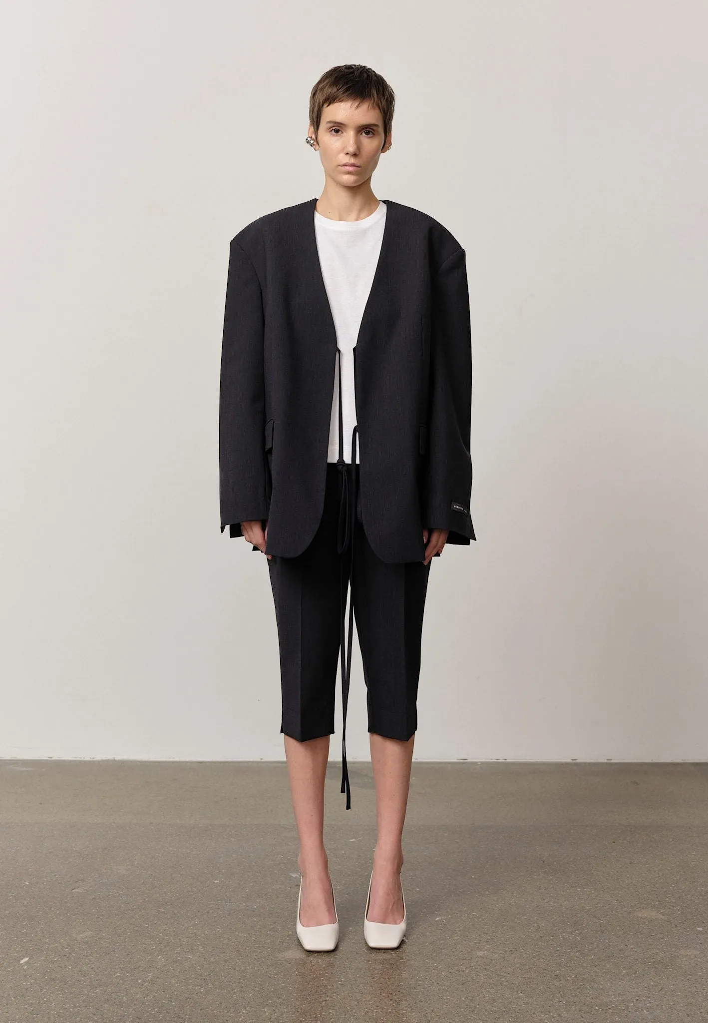 Aliyah Pants - Navy Melange sold by Birgitte Herskind product image thumbnail 3