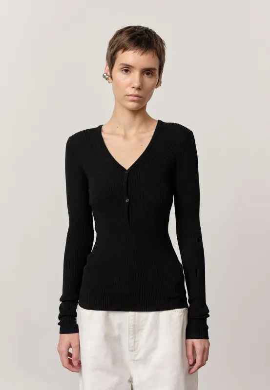 Oscar Knit Blouse - Black sold by Birgitte Herskind