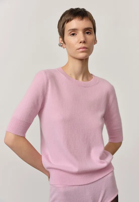 Therese Knit Blouse - Bubblegum sold by Birgitte Herskind