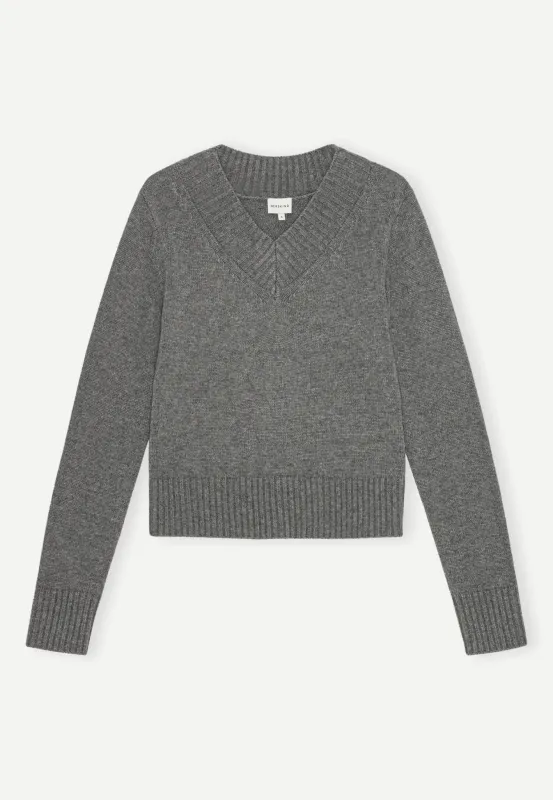 Mela Knit Blouse - Dark Grey sold by Birgitte Herskind