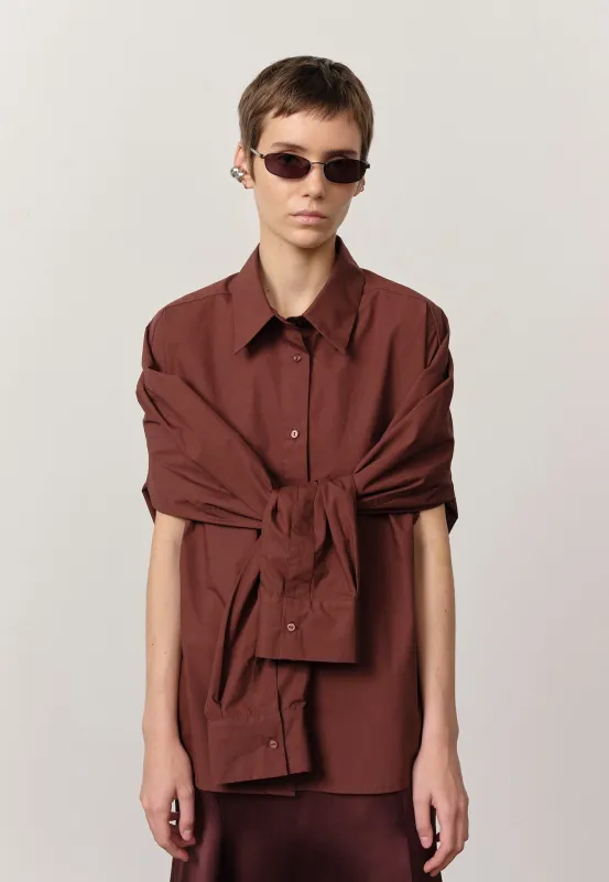 Klara Shirt - Mahogany sold by Birgitte Herskind