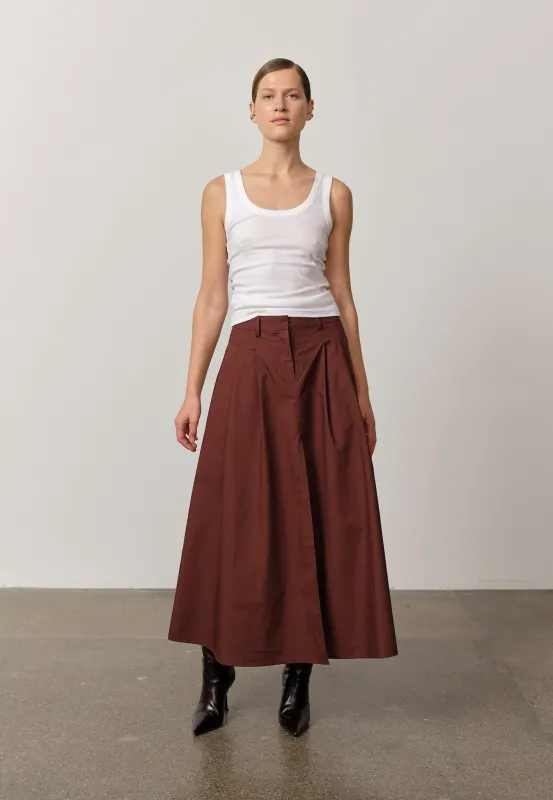 Bryan Skirt - Mahogany sold by Birgitte Herskind