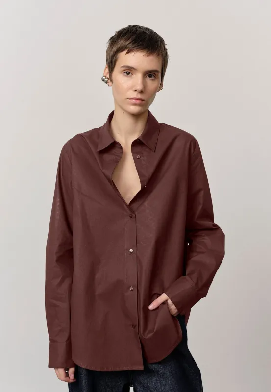 Joe Shirt - Mahogany sold by Birgitte Herskind