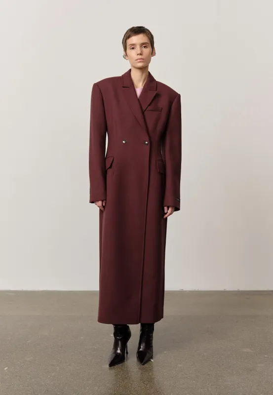 Ultra De Lux Coat - Mahogany sold by Birgitte Herskind