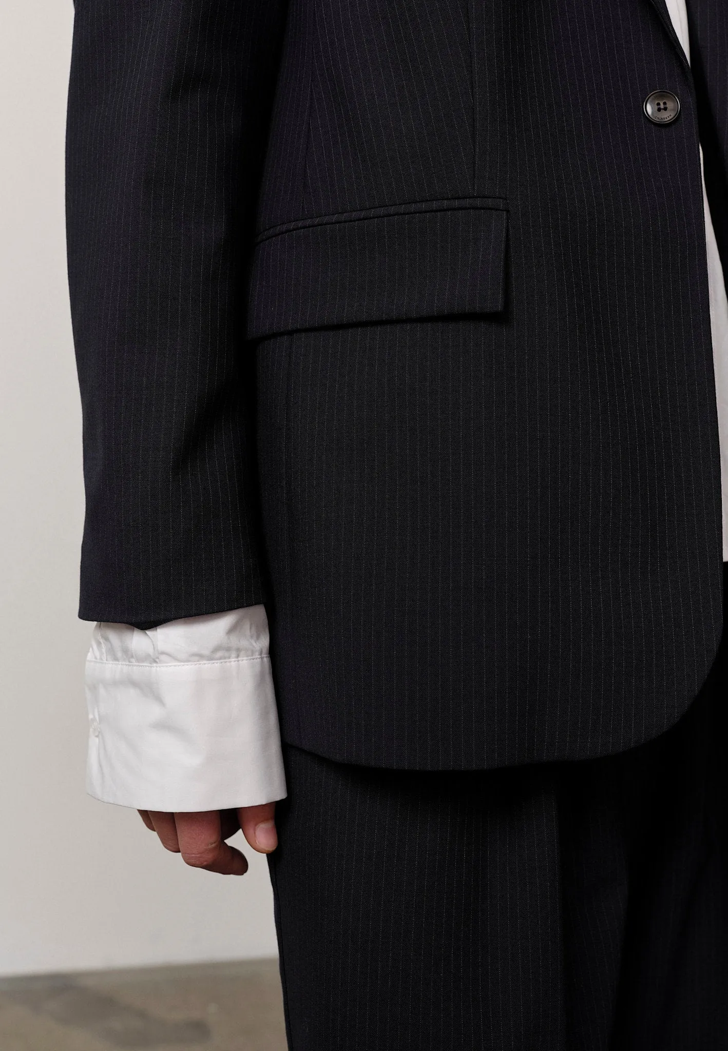 Yago Blazer - Navy Pinstripe sold by Birgitte Herskind product image thumbnail 2