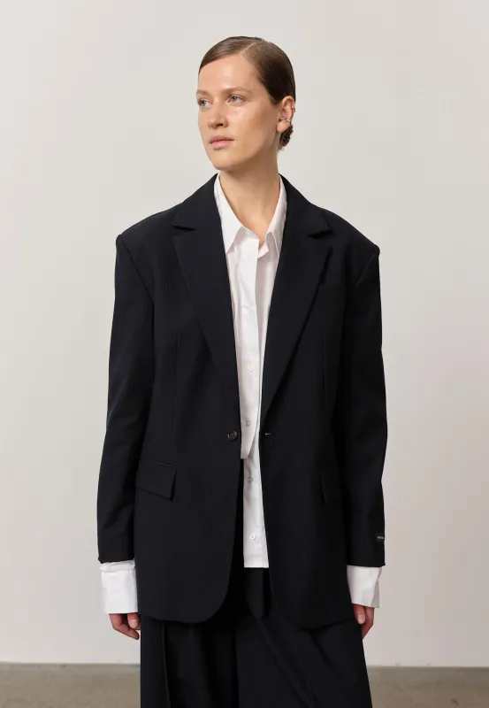 Yago Blazer - Navy Pinstripe sold by Birgitte Herskind