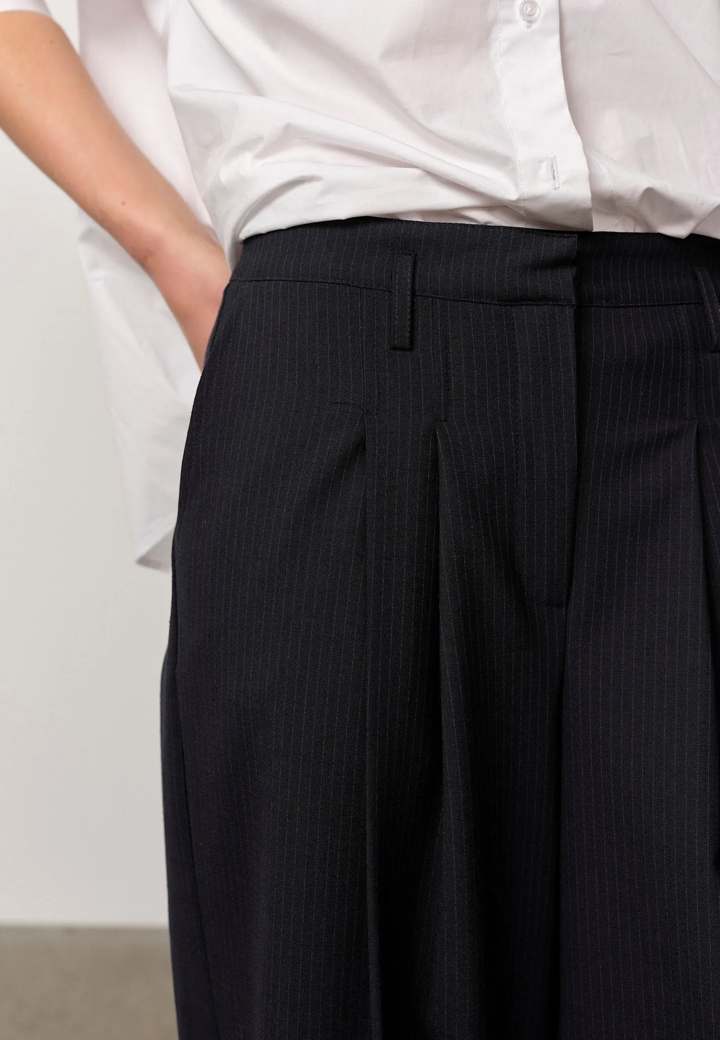 Lotus Pants - Navy Pinstripe sold by Birgitte Herskind product image thumbnail 4