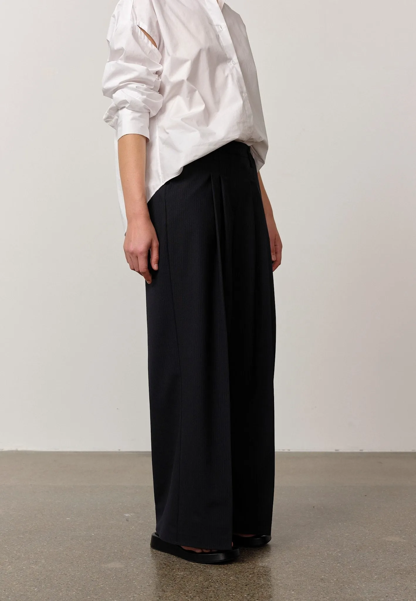 Lotus Pants - Navy Pinstripe sold by Birgitte Herskind product image thumbnail 3