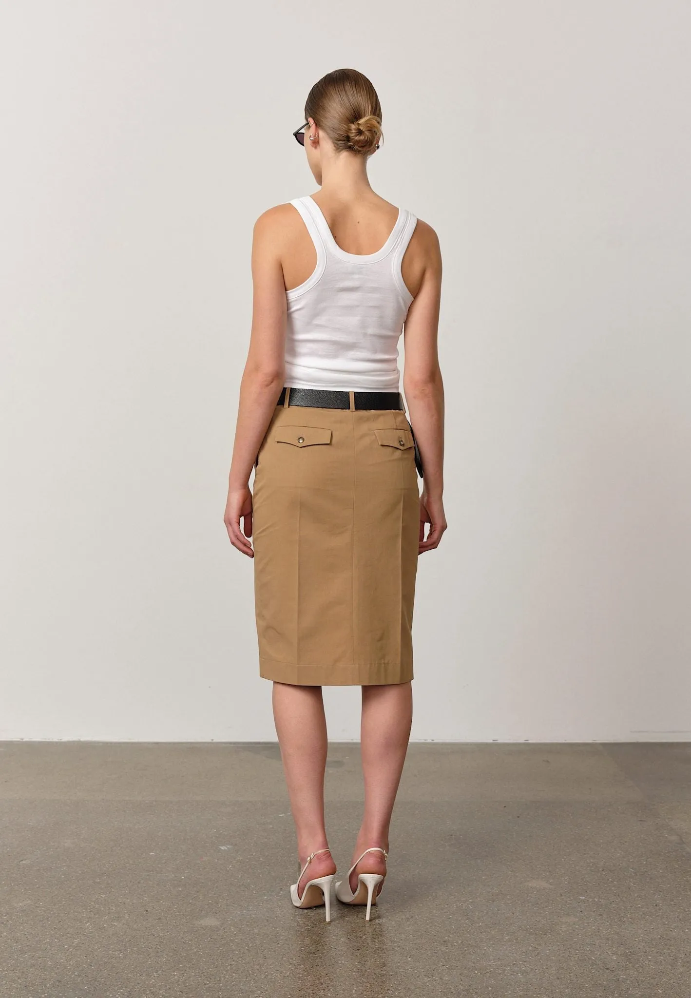 Grace Skirt - Khaki sold by Birgitte Herskind product image thumbnail 4