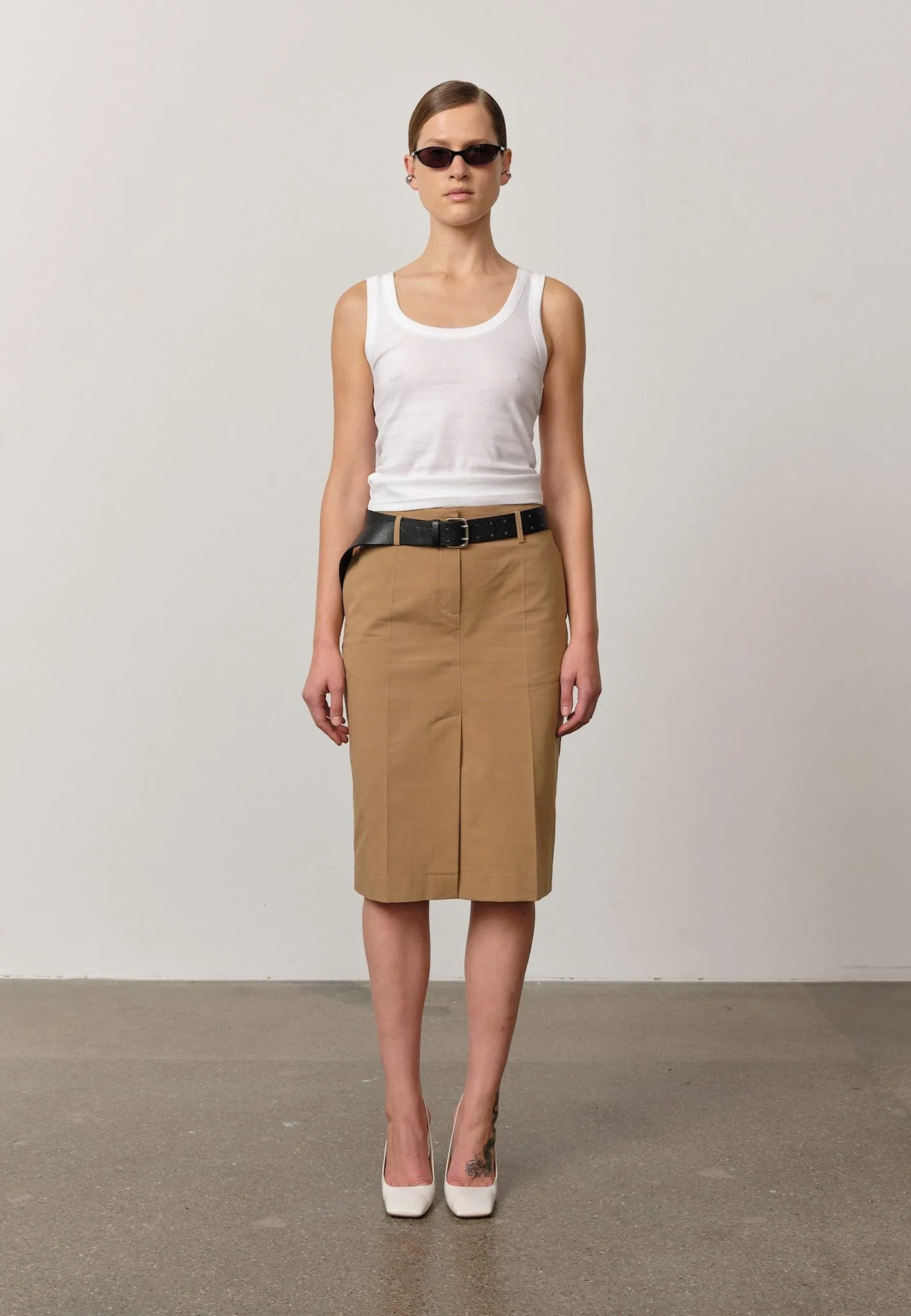Grace Skirt - Khaki sold by Birgitte Herskind