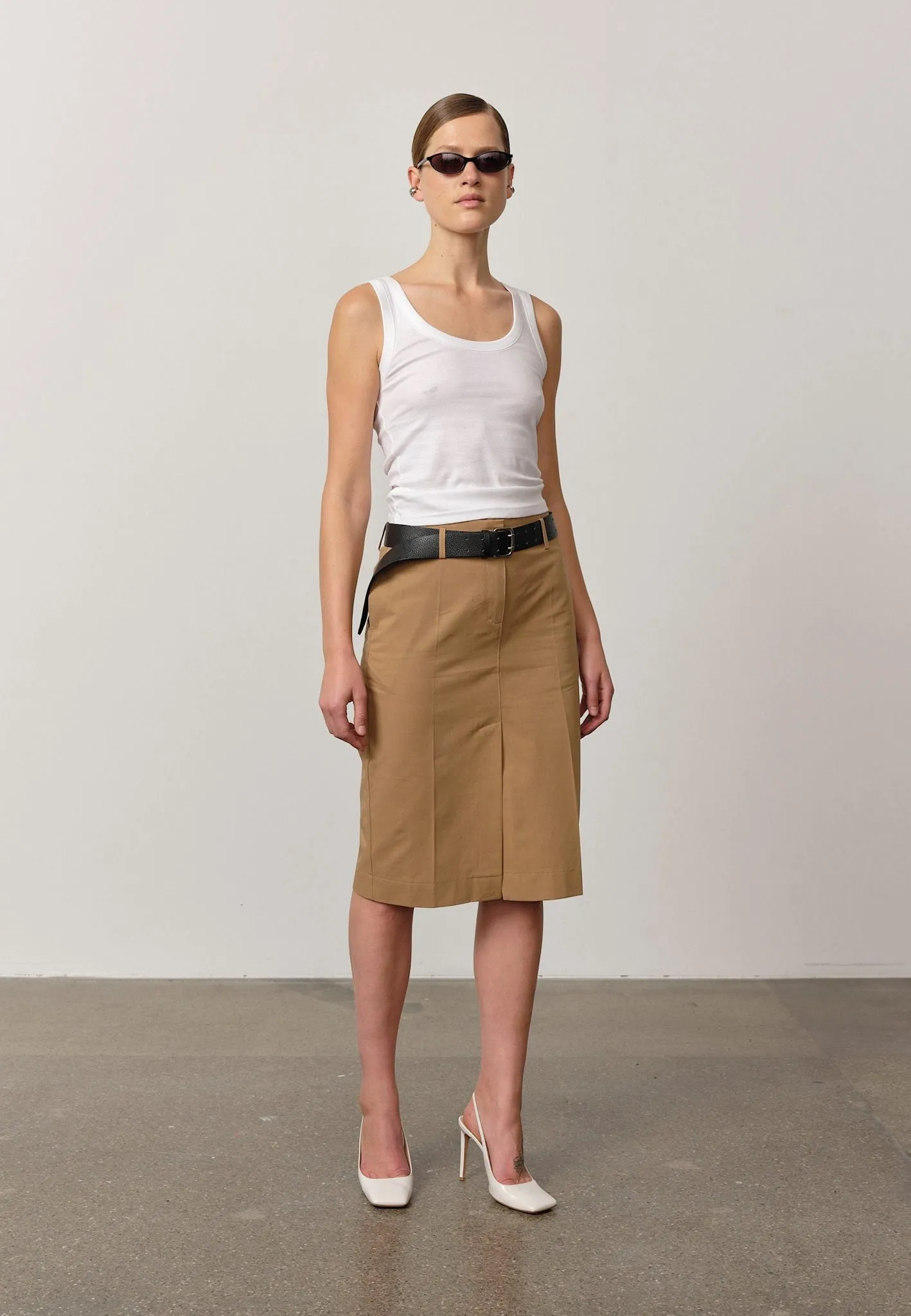 Grace Skirt - Khaki sold by Birgitte Herskind product image thumbnail 3