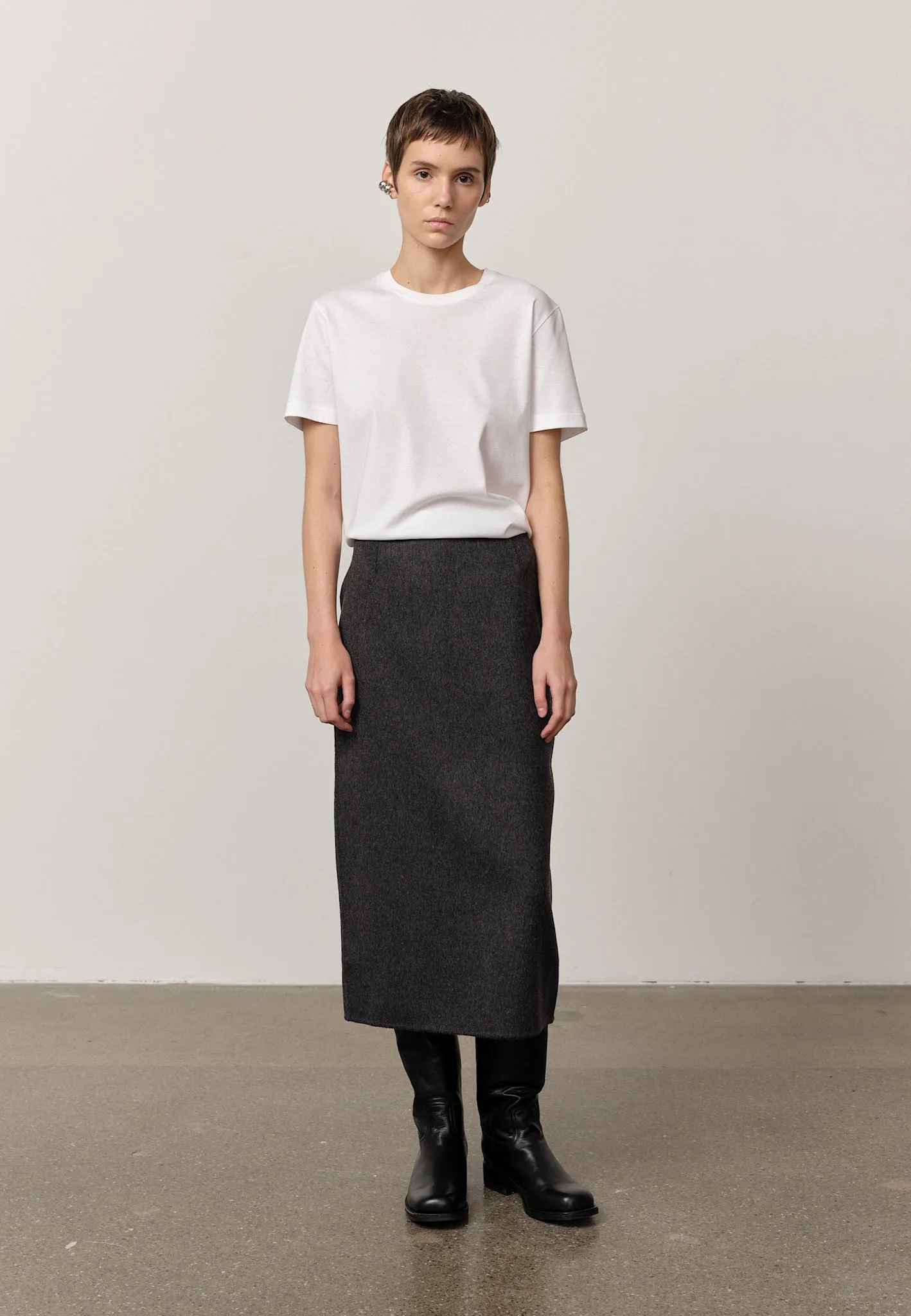 Anda Skirt - Dark Grey sold by Birgitte Herskind