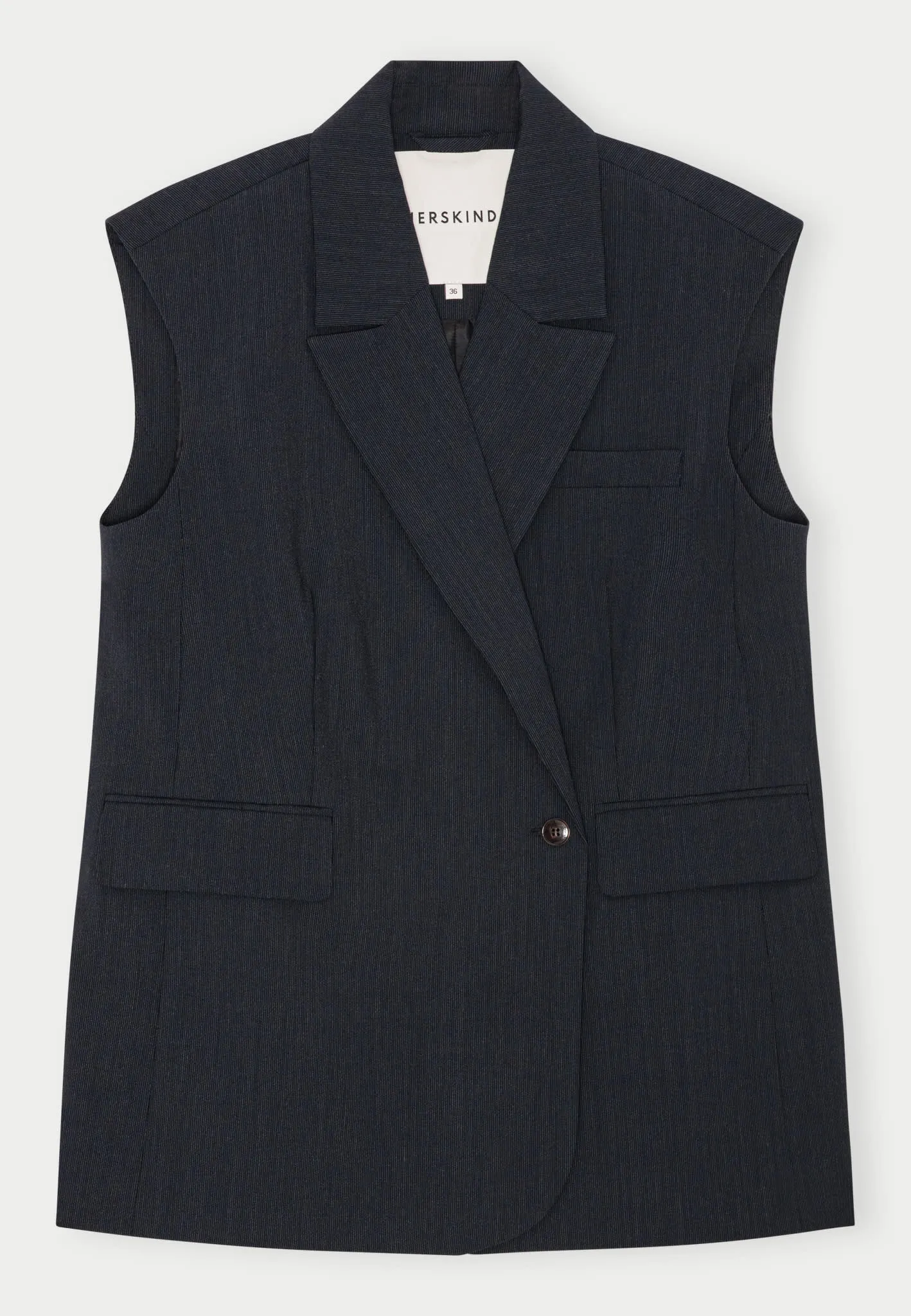 Averill Vest - Navy Melange sold by Birgitte Herskind