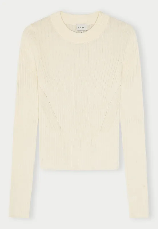 Daniella Knit Blouse - Off White sold by Birgitte Herskind
