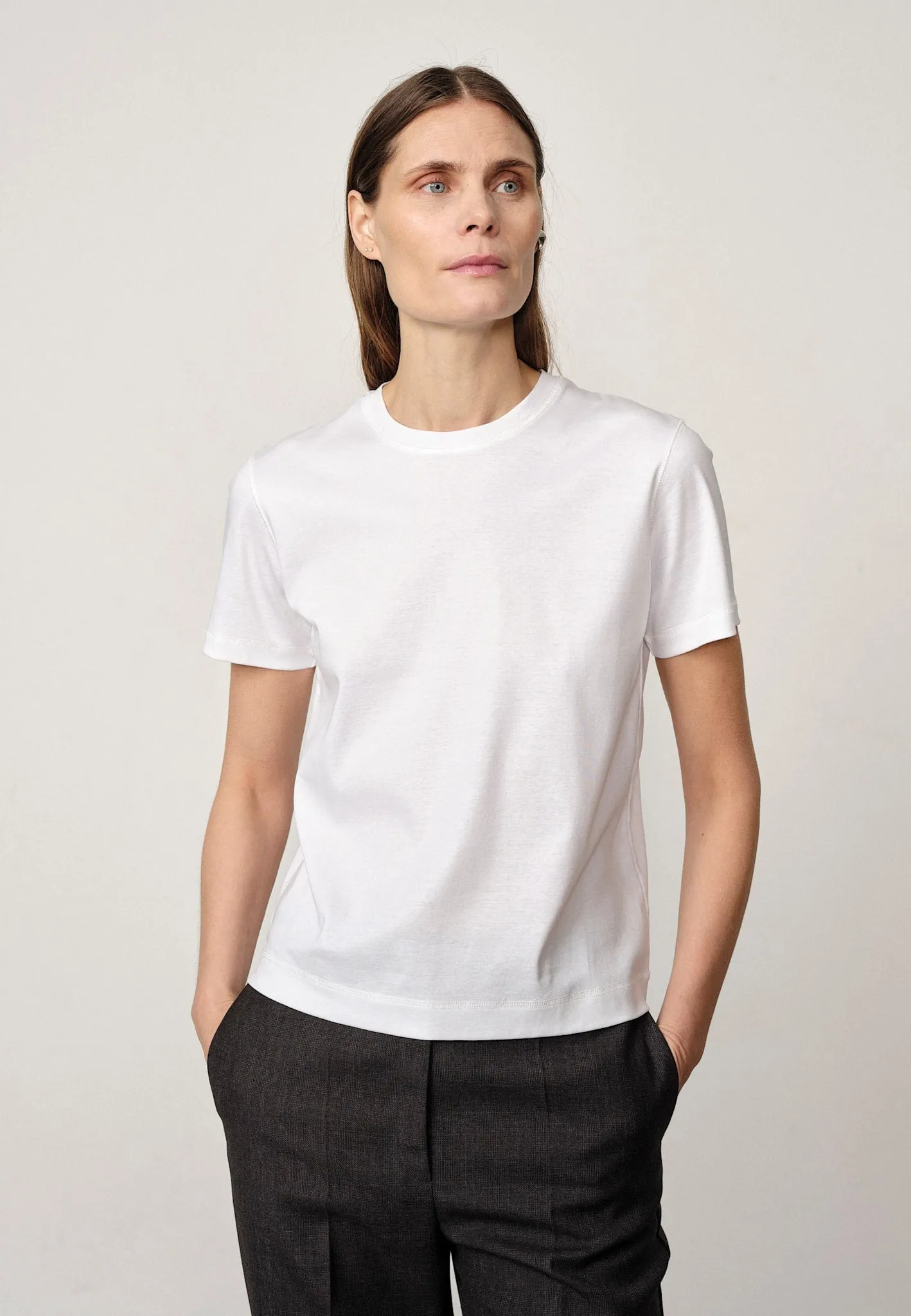 Ditlev T-Shirt - White sold by Birgitte Herskind