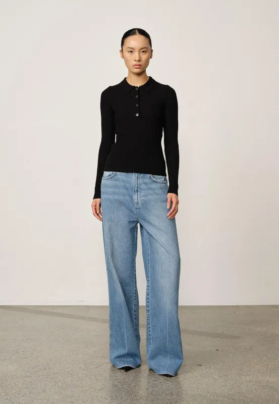 Cadee Knit Blouse - Black sold by Birgitte Herskind