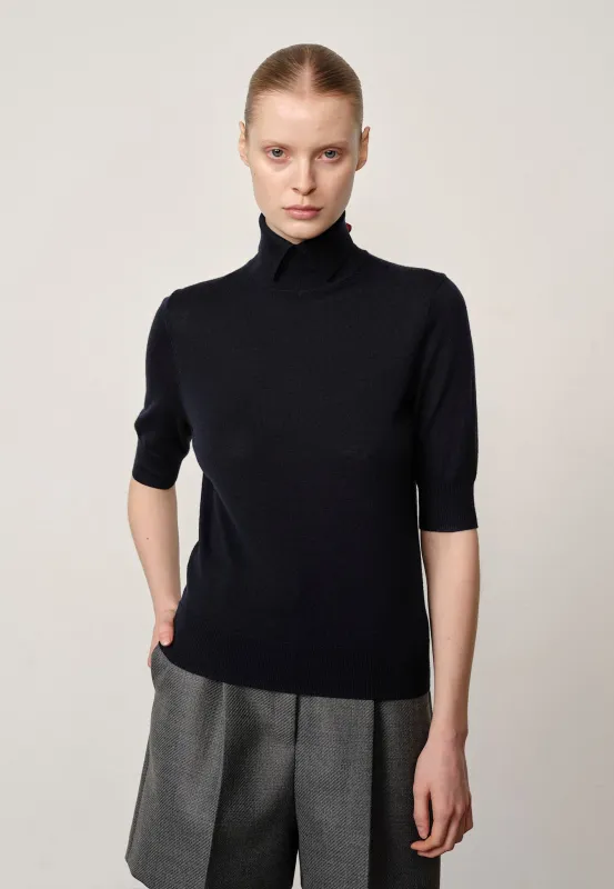 Perry Knit Blouse - Navy sold by Birgitte Herskind