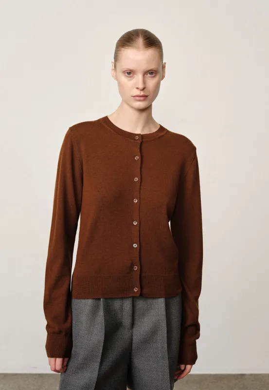 Roselle Knit Cardigan - Toffee sold by Birgitte Herskind