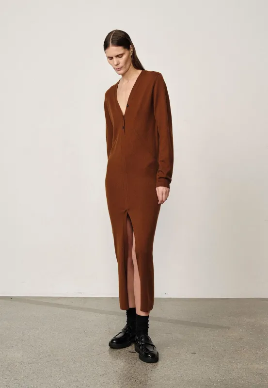 Graham Knit Dress - Toffee sold by Birgitte Herskind