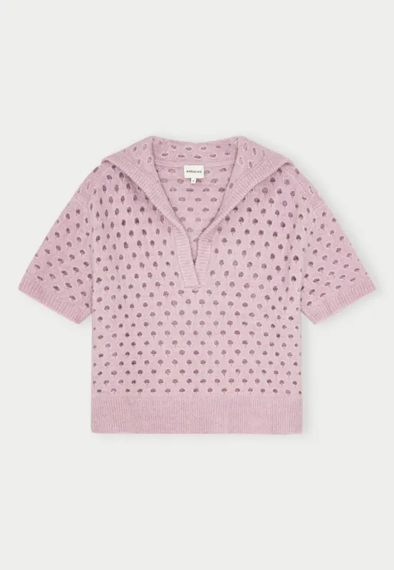 Bacon Knit Blouse - Violet sold by Birgitte Herskind