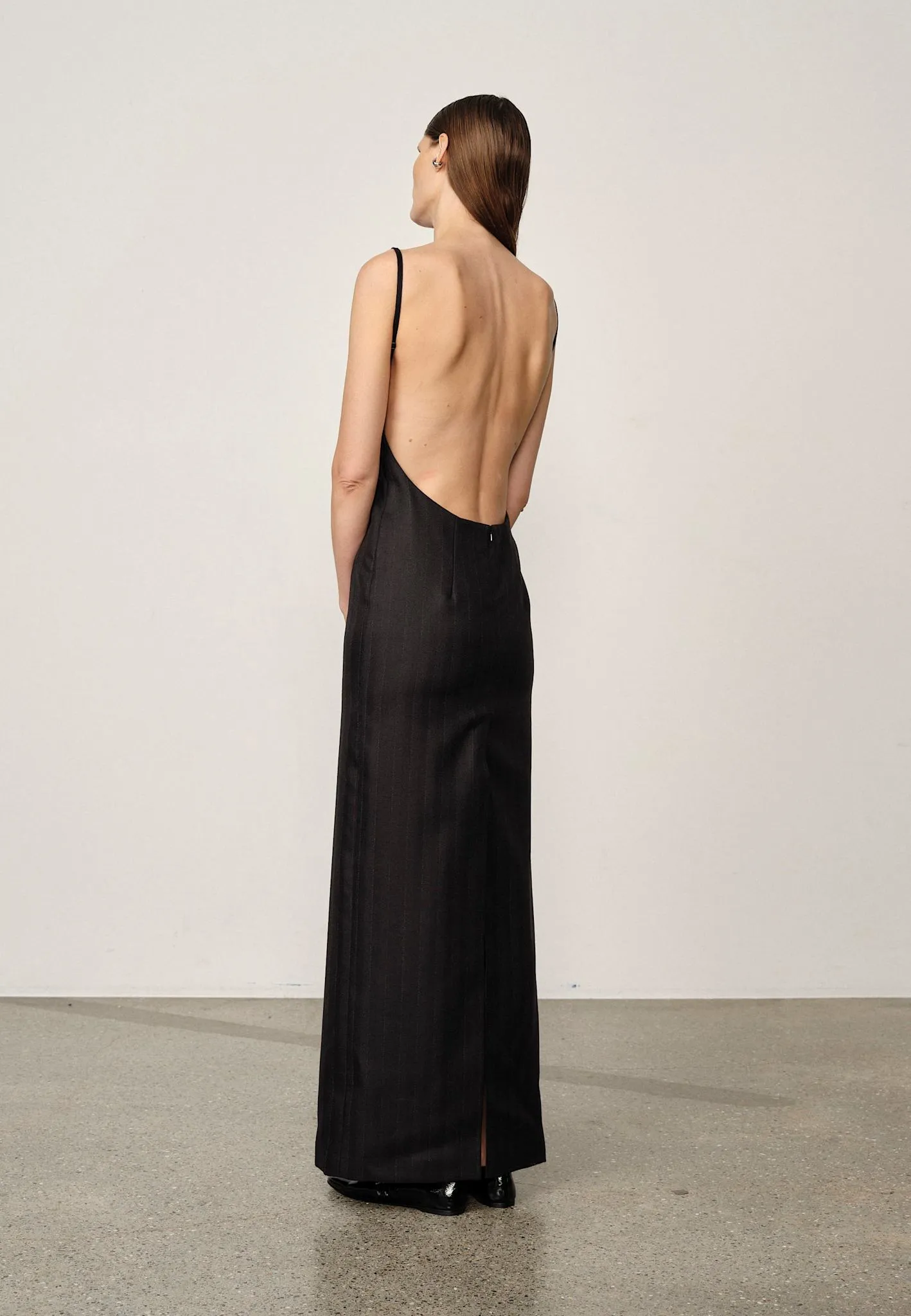 Luca Wool Dress - Black Pinstripe sold by Birgitte Herskind product image thumbnail 2