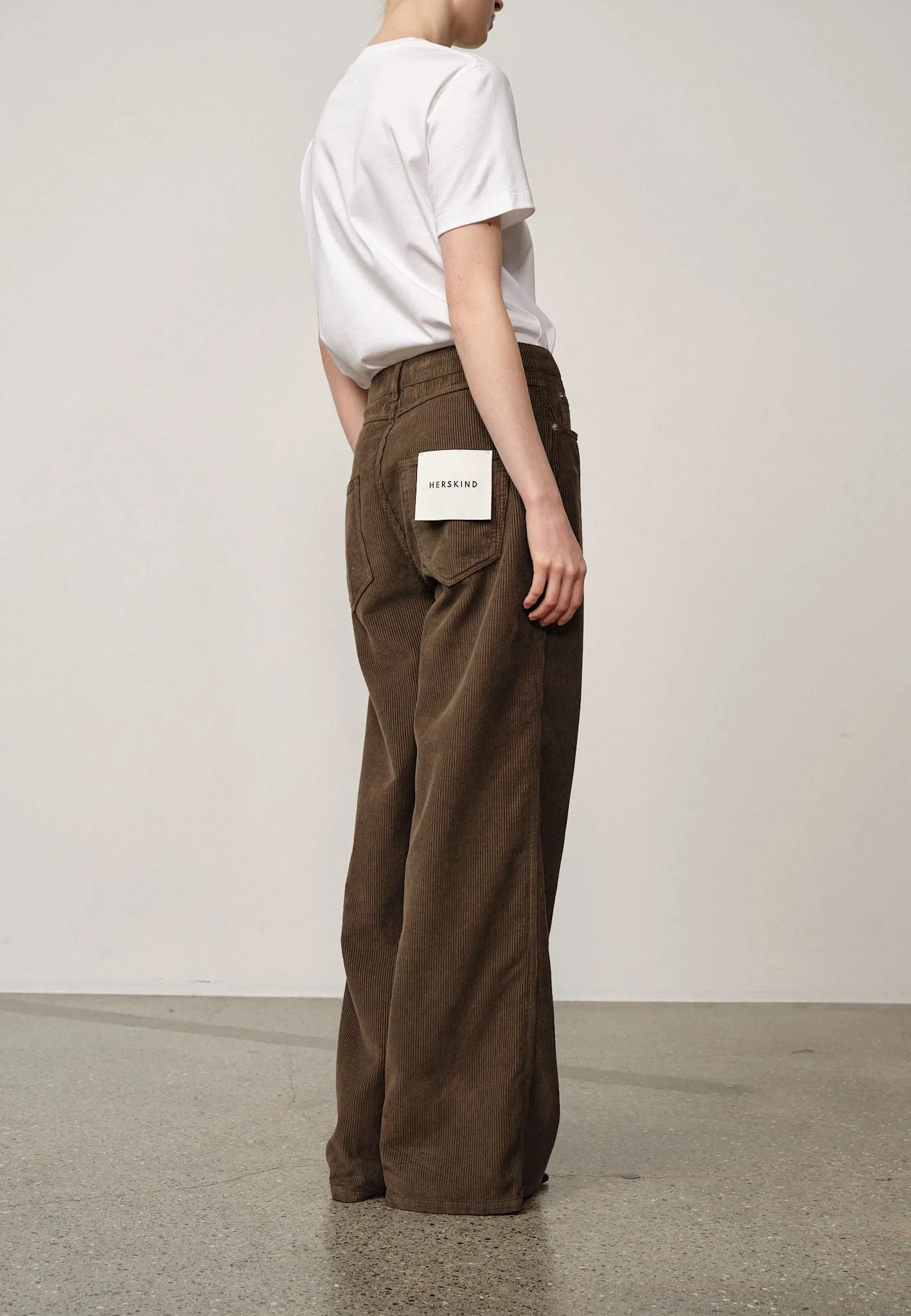 Kat Mid Waist Pants - Dark Olive sold by Birgitte Herskind product image thumbnail 4