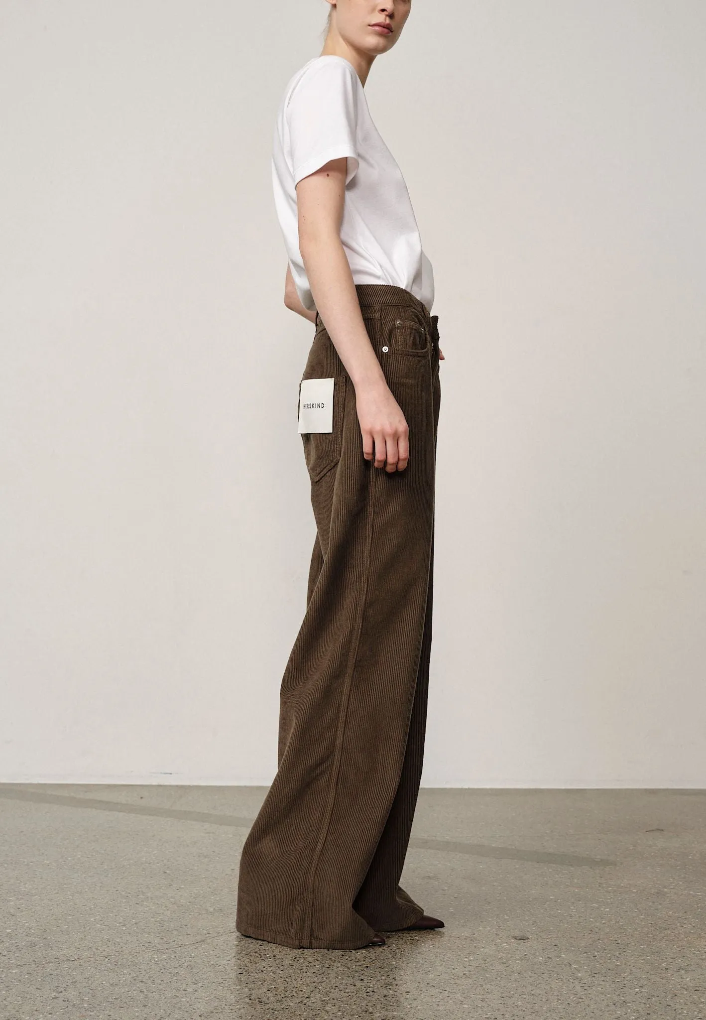 Kat Mid Waist Pants - Dark Olive sold by Birgitte Herskind product image thumbnail 3