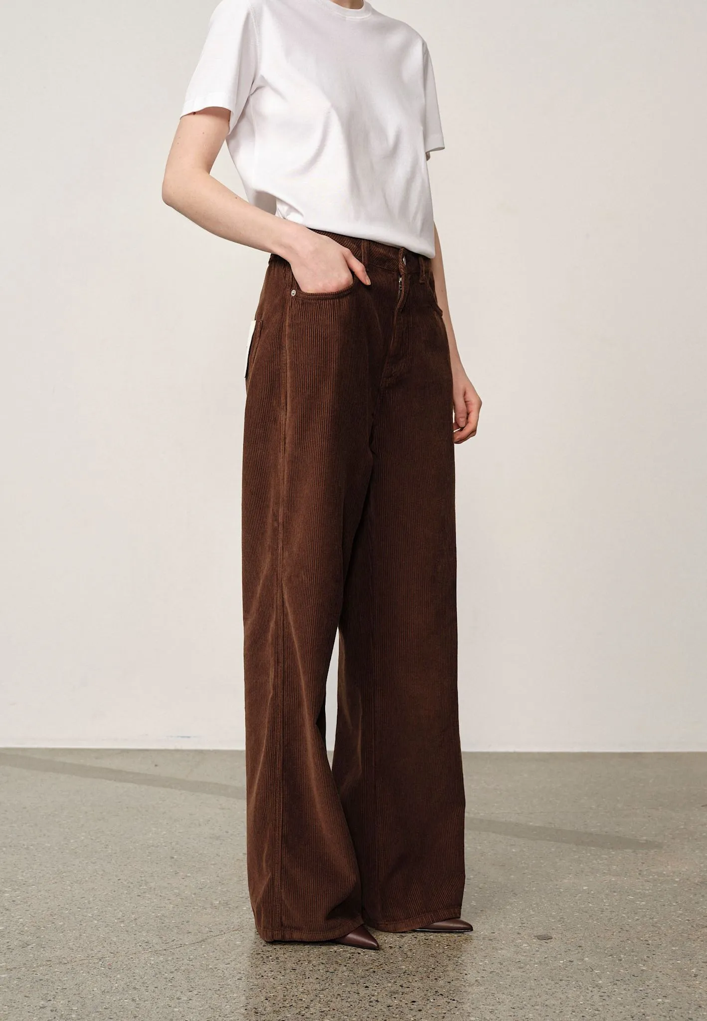 Kat Mid Waist Pants - Brown sold by Birgitte Herskind product image thumbnail 3
