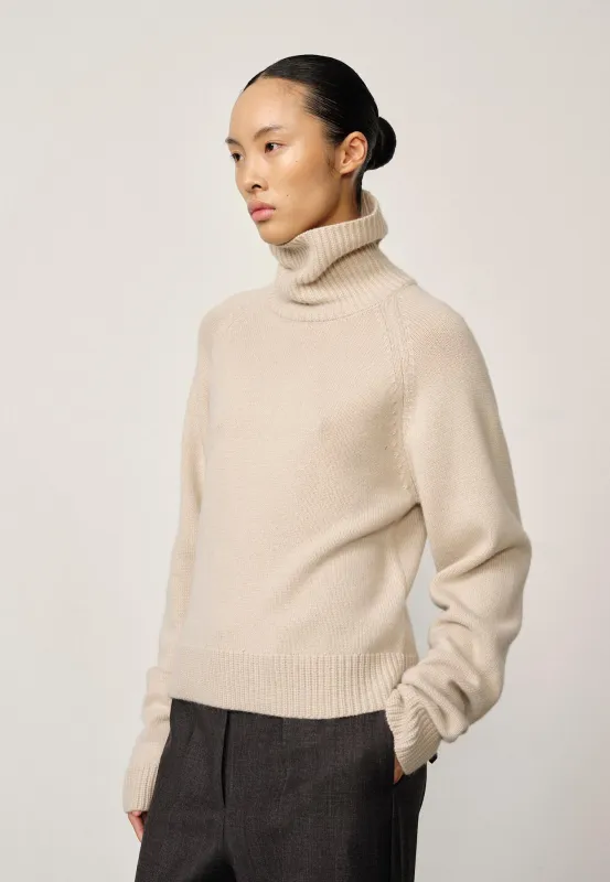 Alberte Pure Cashmere Blouse - Off White sold by Birgitte Herskind