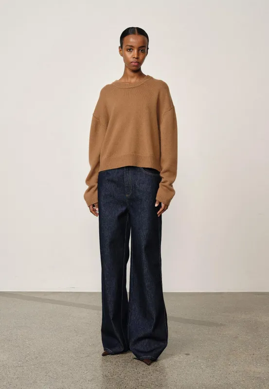 Wonder Pure Cashmere Blouse - Camel sold by Birgitte Herskind