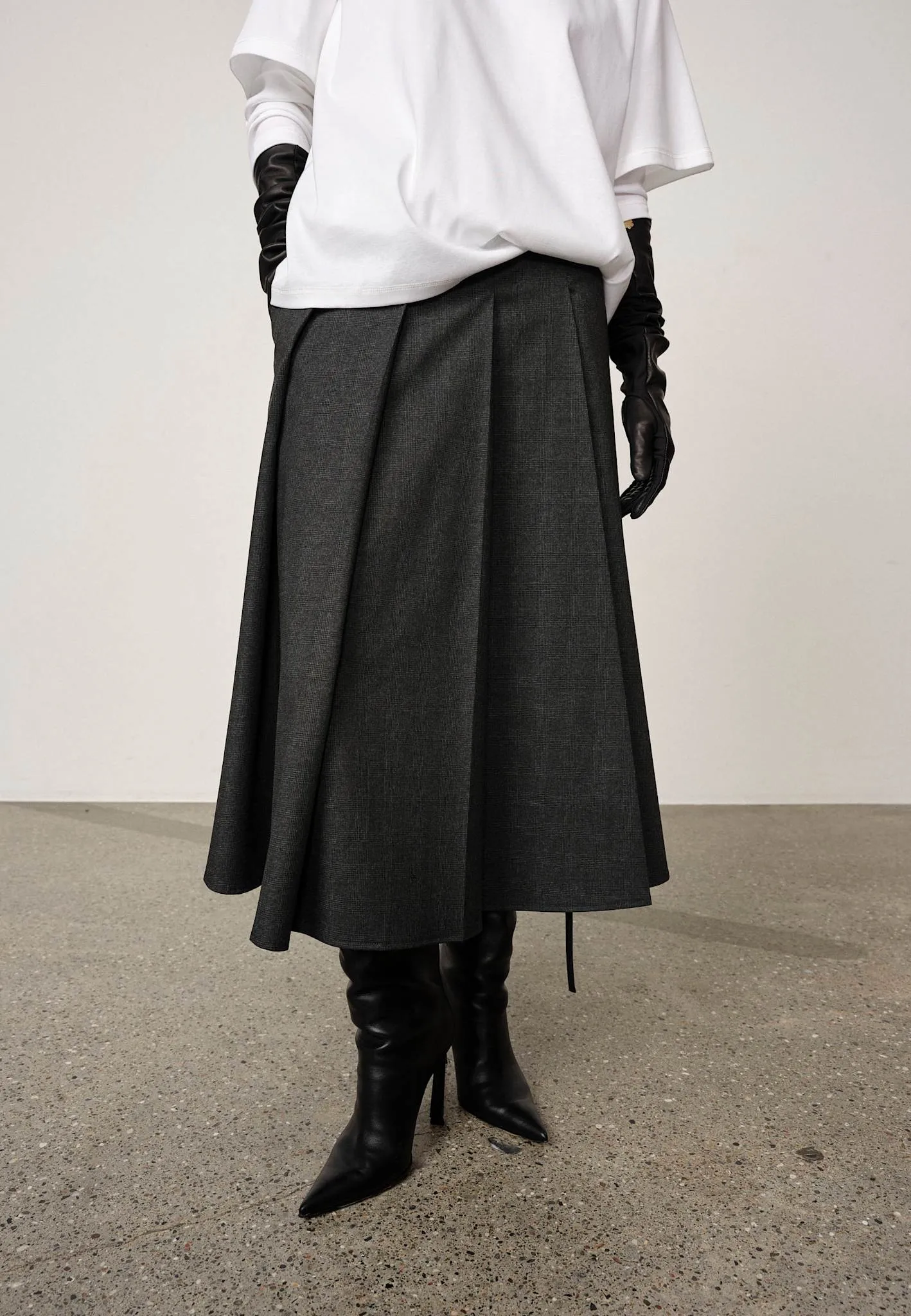 Richard Skirt - Checks Grey sold by Birgitte Herskind product image thumbnail 2