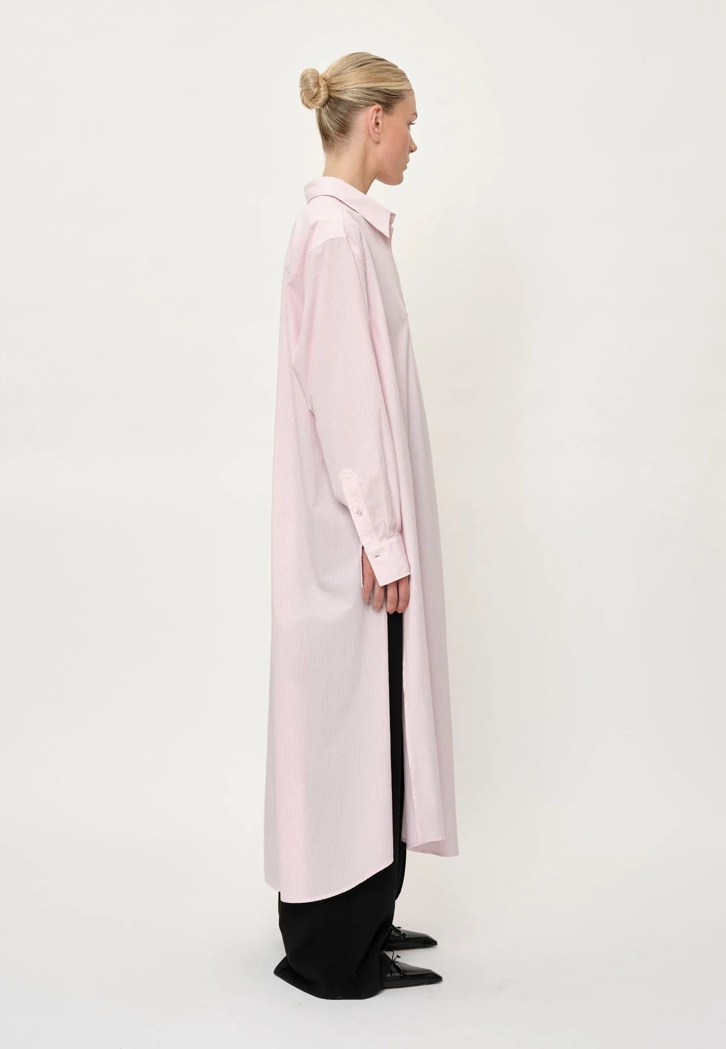 Larissa Shirt Dress - Pink Pinstripe sold by Birgitte Herskind product image thumbnail 2