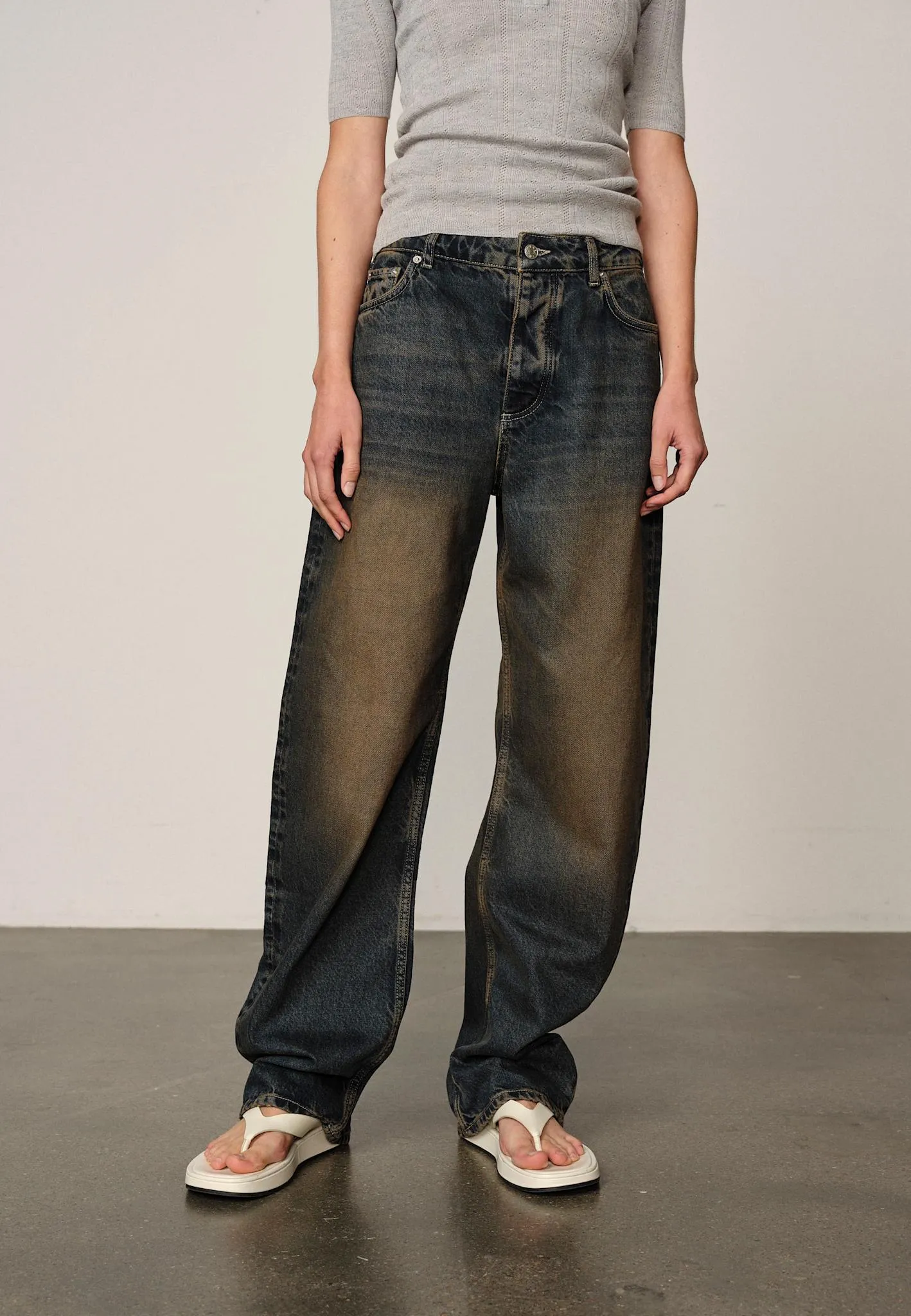 Lulu Jeans - Brown (Leg size 32" - Long) sold by Birgitte Herskind product image thumbnail 3